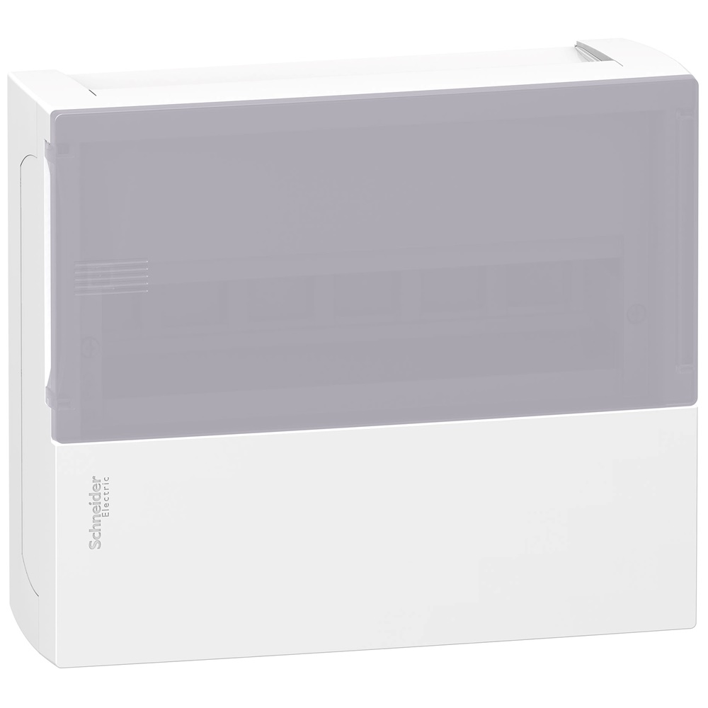 Centralino Resi9 MP parete 12 moduli bianco porta traslucida protezione IP40 IK07 isolamento classe 2 autoestinguente