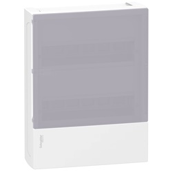 Centralino Resi9 MP parete 24 moduli bianco porta traslucida IP40 IK07 per dispositivi modulari
