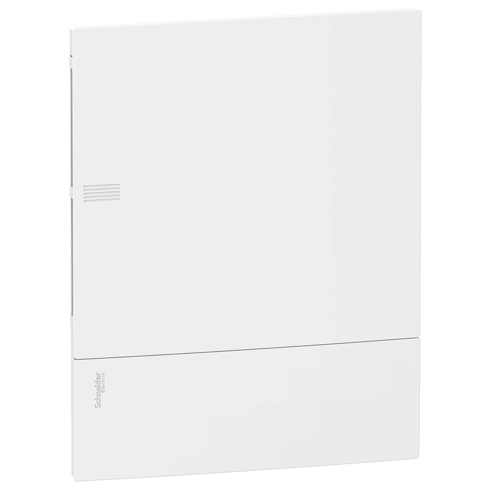 Centralino incasso Resi9 MP 24 moduli 2x12 porta bianca opaca per impianti elettrici residenziali