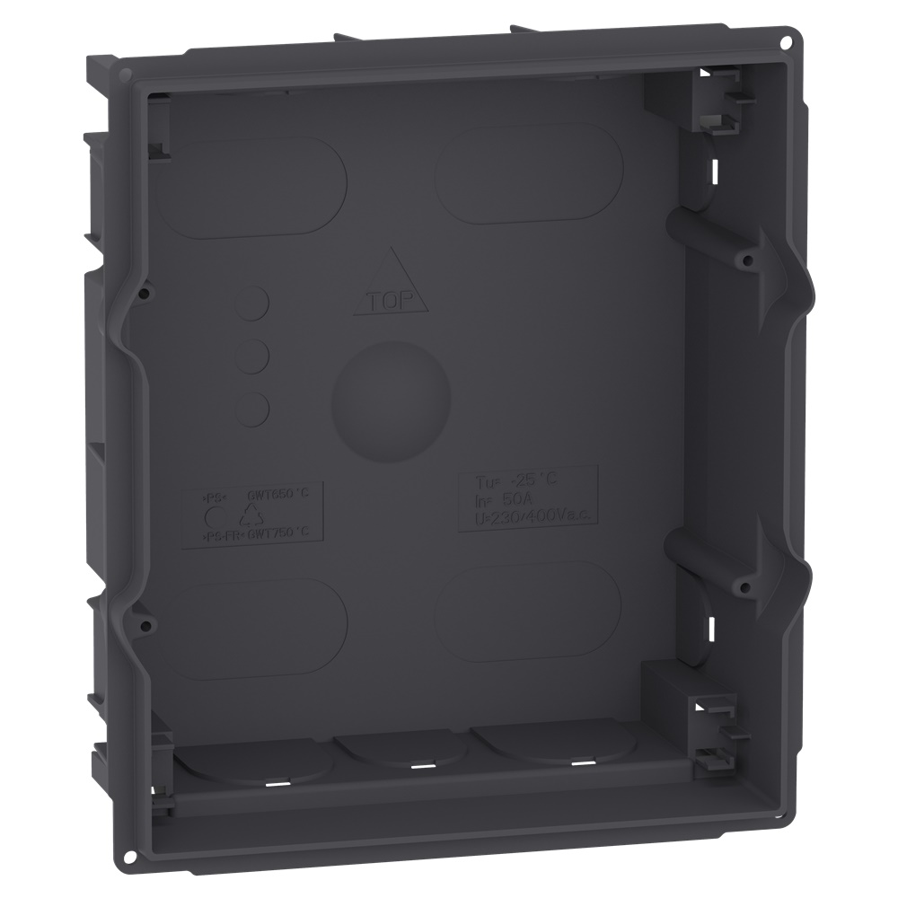Scatola incasso Resi9 MP 8 moduli tecnoplastica resistente calore uso residenziale