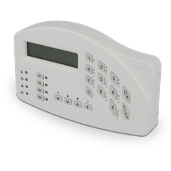 Tastiera RS485 con display e LED per sistemi antintrusione residenziali e commerciali, grado 2, compatibile GENIODOMO FLEXENERGY ETR