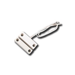 Contatto magnetico rettangolare plastica 15 mm chiusura porte-finestre marrone sicurezza allarme