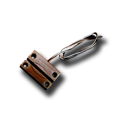 Contatto magnetico a vista marrone plastica per porte-finestre alluminio ferro legno distanza chiusura 16 mm
