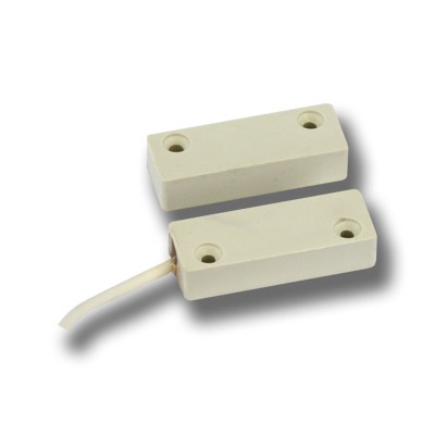 Contatto magnetico potenza fibra vetro IP65 per sistemi sicurezza infissi alluminio legno ferro
