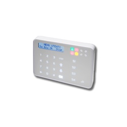 Tastiera capacitiva 21 tasti retroilluminata per centrali sicurezza GENIODOMO FLEXENERGY ETREX incasso opzionale EBOX