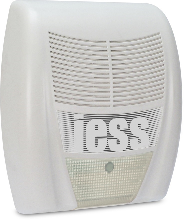 Sirena radio esterna autoalimentata 102 dB portata 100 m compatibile GENIO HALLEY TXSIR sicurezza impianti esterni