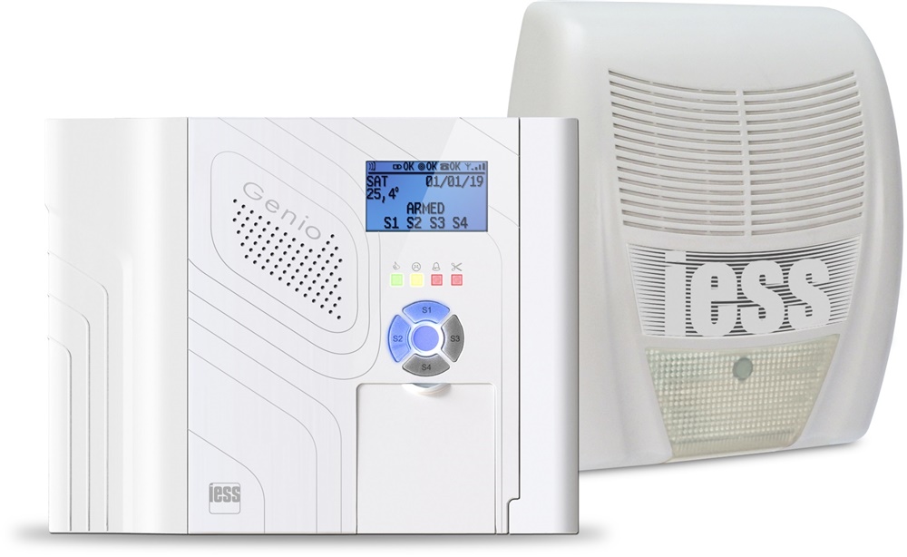 Kit antintrusione Radio composto da 01 GENIOSMART + 01 FLAMMER