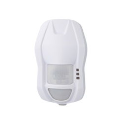 Sensore volumetrico doppia tecnologia MW+IR 15m portata IP55 batteria per esterno