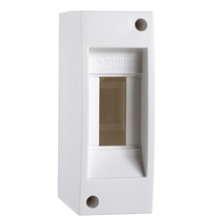 Centralino parete Mini Coreos Light bianco IP40 1 fila 2 moduli senza porta