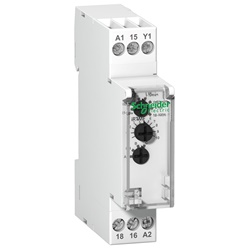 Relé multifunzione temporizzato iRTMF 24Vcc 12-240Vca/cc per controllo ritardi industriale