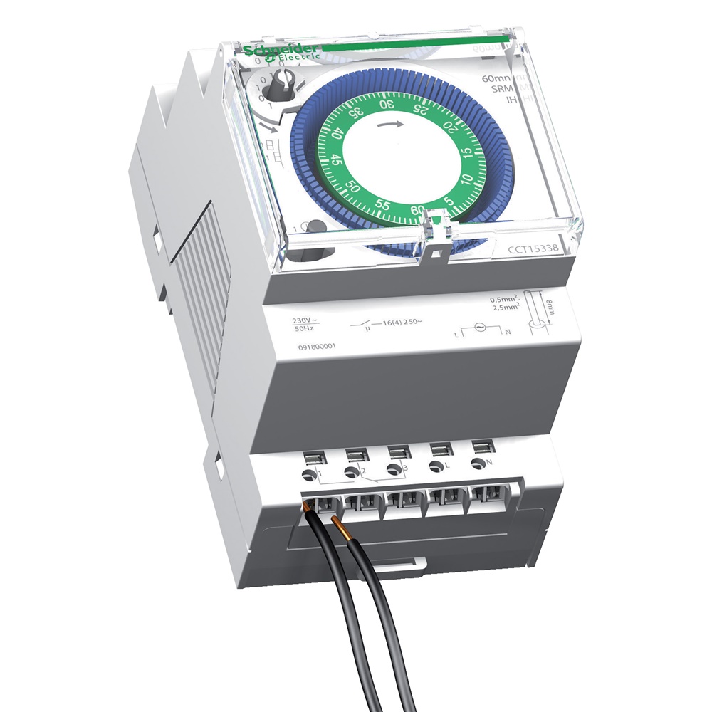 Interruttore orario meccanico IH 60min 1 canale 230V AC programmazione automatica carichi