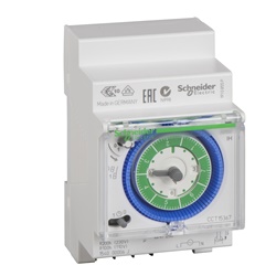 Interruttore orario meccanico 1 canale IH 7g con memoria per automazione carichi elettrici
