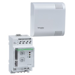 Termostato regolazione TH4 1 zona sonda integrata controllo temperatura ambiente +8°C +26°C per edifici residenziali e terziario
