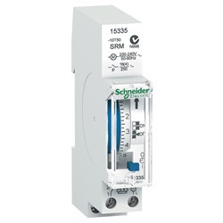 Interruttore orario meccanico 18mm 24h 1 canale per automazione carichi
