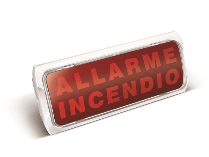 TM24I TARGA OTTICO-ACUSTICA INDIRIZZATA SU LOOP