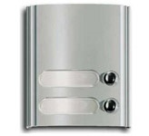 Modulo 2 tasti per 12TS grigio luce