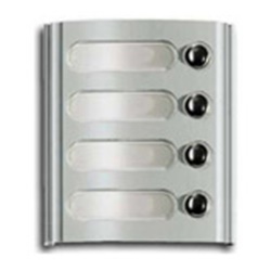 Modulo 4 tasti per 12TS grigio luce
