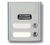 Modulo con 2 tasti OCC-ATT grigio luce