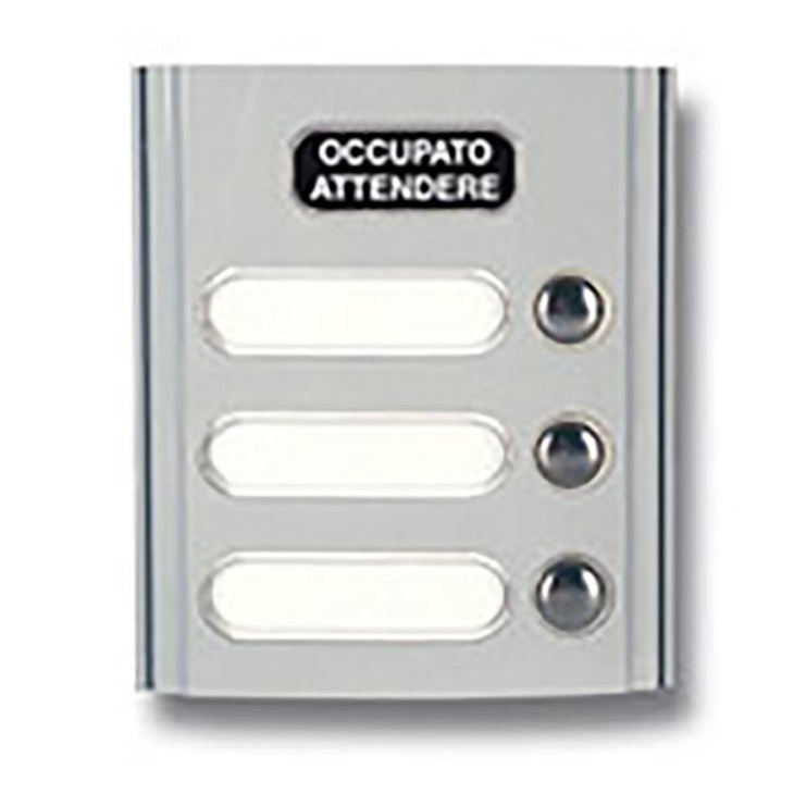 Modulo con 3 tasti OCC-ATT grigio luce