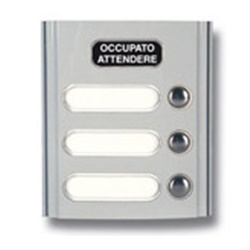 Modulo con 3 tasti OCC-ATT grigio luce