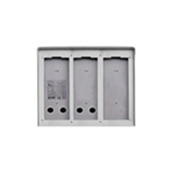 Scatola da parete c/cornice 3 placche 2M