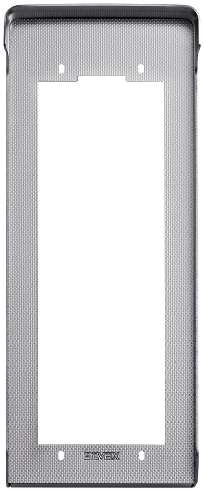 Cornice per 1 placca 2M acciaio 
