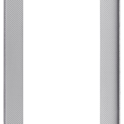 Cornice per 1 placca 3M acciaio