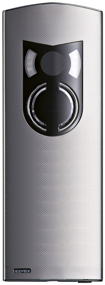 Placca audio video 2 moduli acciaio inox protezione IK10 senza tasti