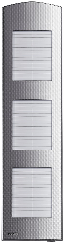 Placca suppl. 3M 3 cartelli acciaio 