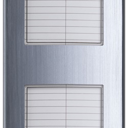 Placca suppl. 2M 2 cartelli alluminio