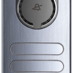 Pulsantiera audio/video 2Moduli 1 tasto e 3 copriforo 