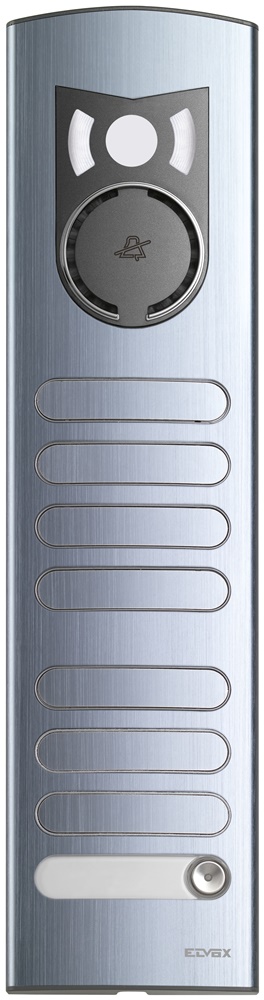 Placca a/v 3M 1 tasto e 7 copriforo 