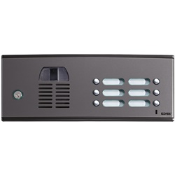 Pannello a/v con 6 pulsanti grigio sablÃ©