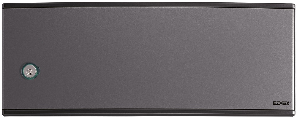 Pannello cieco senza foro grigio sablé per quadri elettrici e armadi modulari