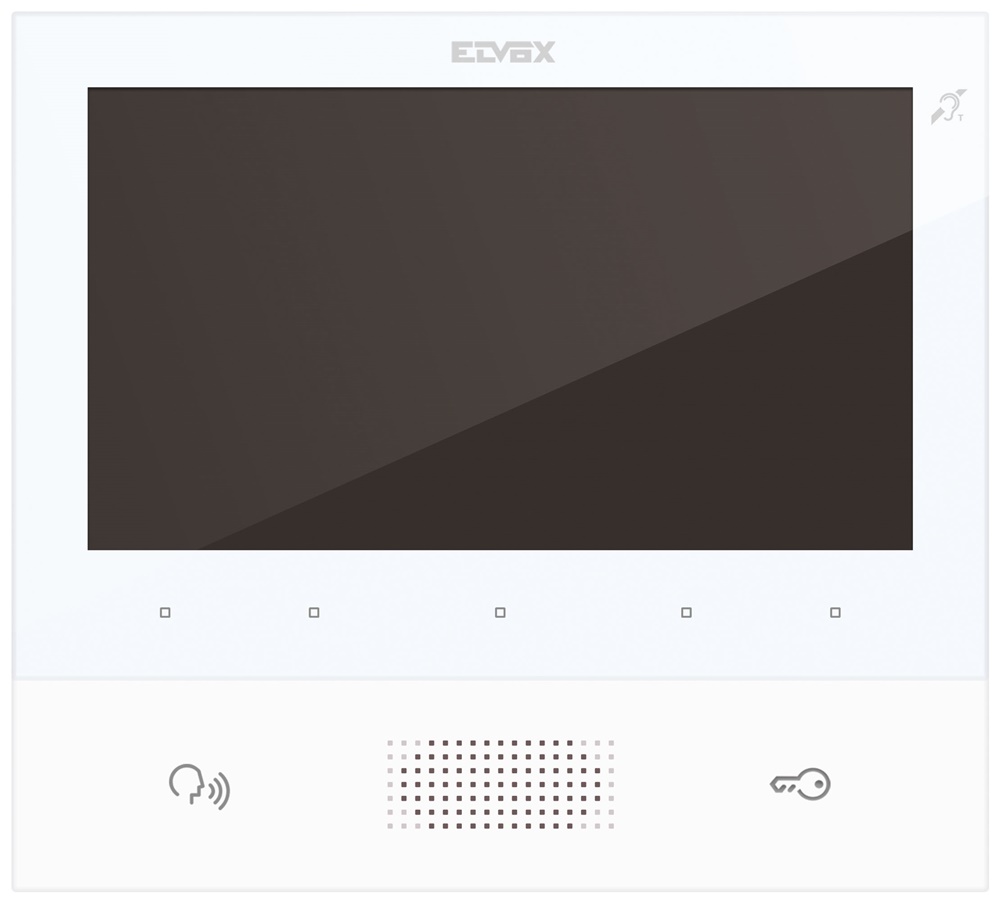 Videocitofono IP Tab 7 vivavoce display LCD 7 tastiera capacitiva PoE bianco per parete