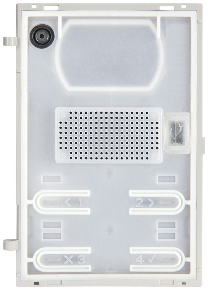 Unità elettronica Due Fili Plus audio base con 4 pulsanti LED per sistemi videocitofonici