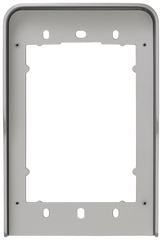 Cornice parapioggia 1 modulo Pixel grigio dimensioni 110x167x35,8 mm
