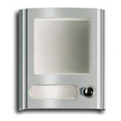 Modulo con 1 tasto n.civico grigio luce