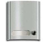 Modulo con 1 tasto grigio luce 