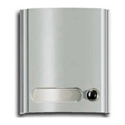 Modulo con 1 tasto grigio luce 
