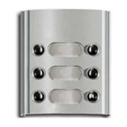 Modulo con 6 tasti grigio luce