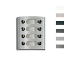 Modulo con 8 tasti grigio luce