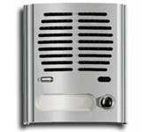 Modulo audio con 1 tasto grigio luce 