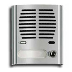 Modulo audio con 1 tasto grigio luce 