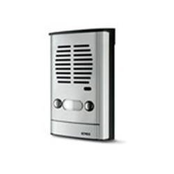 Placca audio parete 2 puls. grigio luce