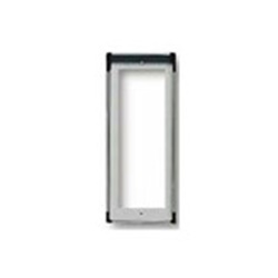 Cornice parapioggia per 2 moduli grigio luce RAL 7035  