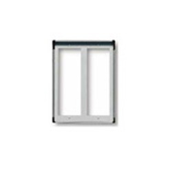 Cornice per 4 moduli 2x2 grigio luce 