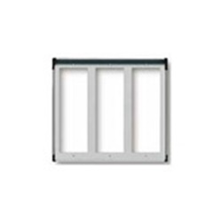 Cornice per 6 moduli 3x2 grigio luce