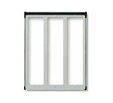 Cornice per 9 moduli 3x3 grigio luce