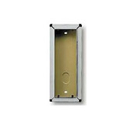 Scatola da parete per 2 moduli (da abbinare alla cornice parapioggia 9212) grigio luce RAL 7035 